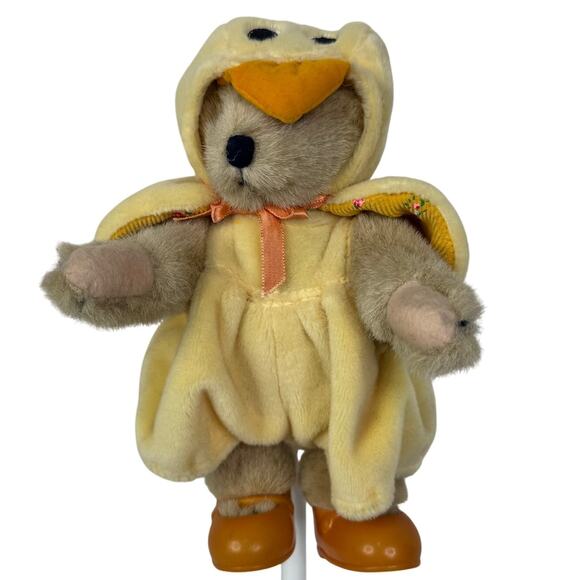 VTG 1982 Muffy Vanderbear Muffy Easter Chick Teddy Bear Plush - Picture 1 of 10